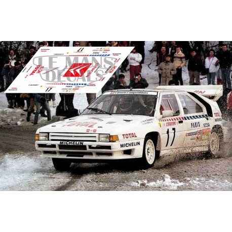 Citroën BX 4TC - Rally Montecarlo1986 nº17