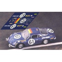 Alpine A110 - Le Mans 1968 nº61