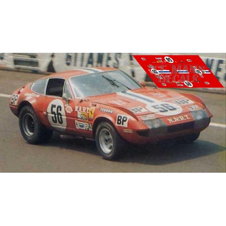 Calcas Ferrari 365 GTB/4  Daytona Le Mans 1973 37 1:32 1:43 1:24 1:18 decals 