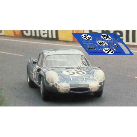 Alpine A210 - Le Mans 1967 nº58