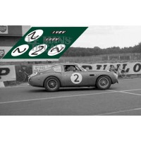 Aston MArtin DB4 GT Zagato - Le Mans 1961 nº2