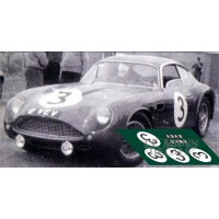 Aston MArtin DB4 GT Zagato - Le Mans 1961 nº2