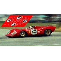 Ferrari 312P - 12h Sebing 1969 nº25
