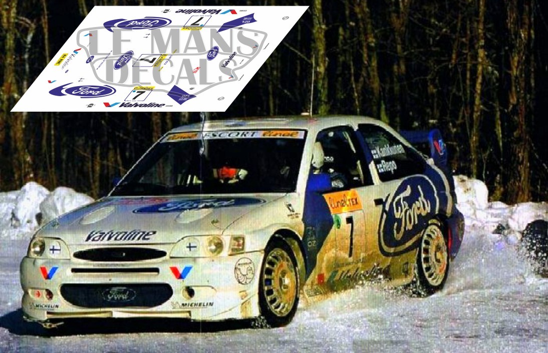  Ford Escort WRC - Rallye Montecarlo 1998 nº7 - LEMANSDELCAS