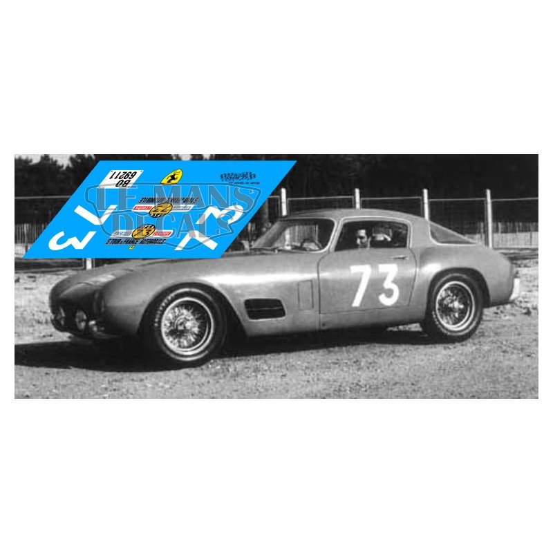 Decals Ferrari 250 GT SWB Tour France Auto 1960 1:32 1:24 1:43 1:18 slot calcas 