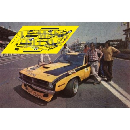 Chrysler Hemicuda - Le Mans 1975 nº89
