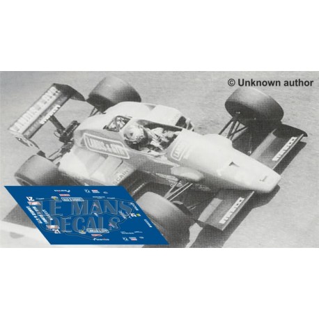 Osella F1AF NSR Formula Slot - GP Italia 1986 nº21