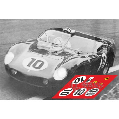 Decals Ferrari 250 TRI Le Mans 1961 10 11 17 1:32 1:43 1:24 1:18 calcas 