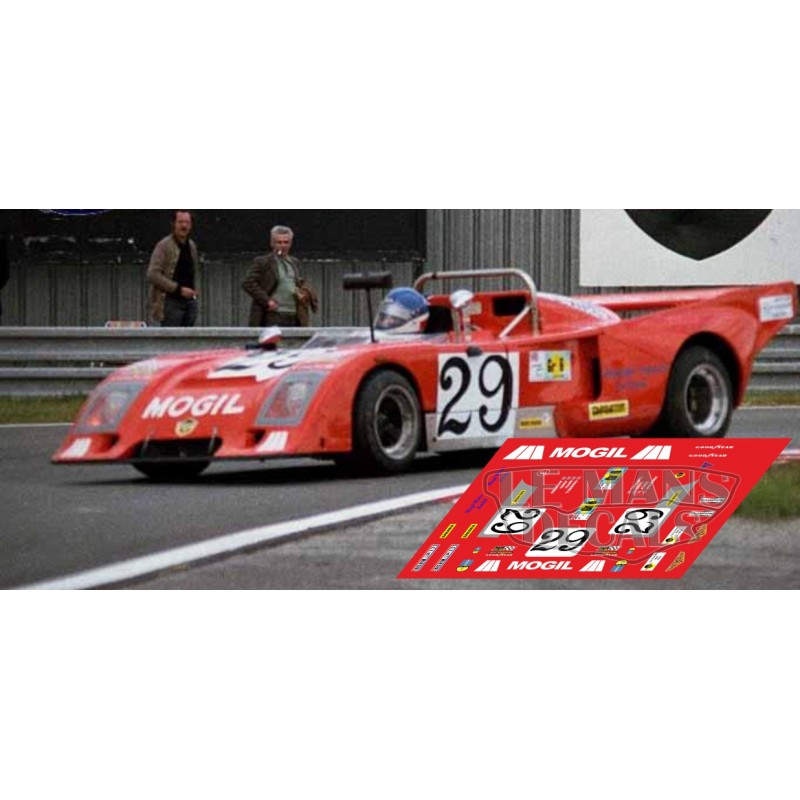 Decals Chevron B36 Le Mans 1979 29 1:32 1:24 1:43 1:18 64 87 slot calcas 