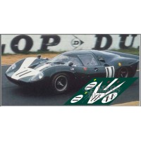 Decals Lola T70 MkIII Le Mans 1969 2 1:32 1:43 1:24 1:18 1:64 1:87 Mk3b calcas 