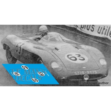 DB Deutsch Bonnet HBR  - Le Mans 1955 nº63
