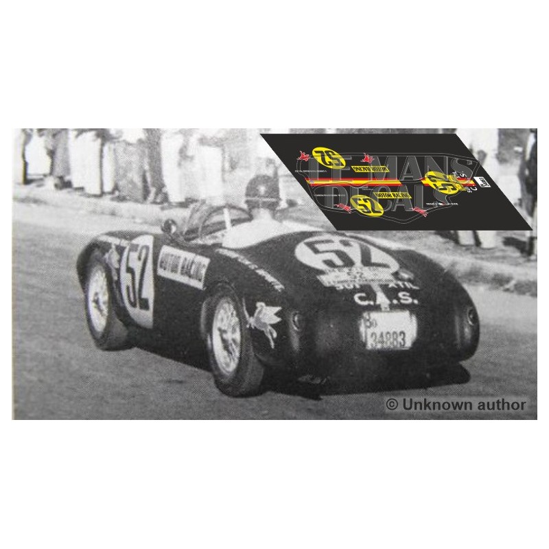 Osca MT4 - Carrera Panamericana 1954 nº52 - LEMANSDECALS