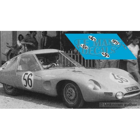 DB Deutsch Bonnet HBR  - Le Mans 1960 nº56