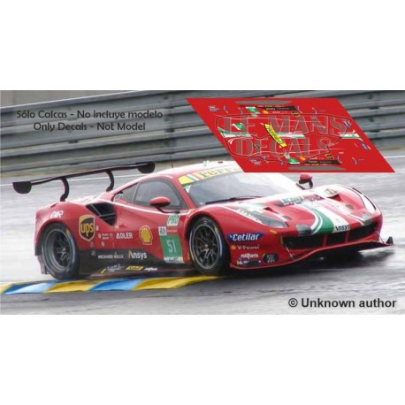 Ferrari 488 GTE - Le Mans 2021 nº51