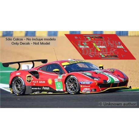 Ferrari 488 GTE - Le Mans 2021 nº52