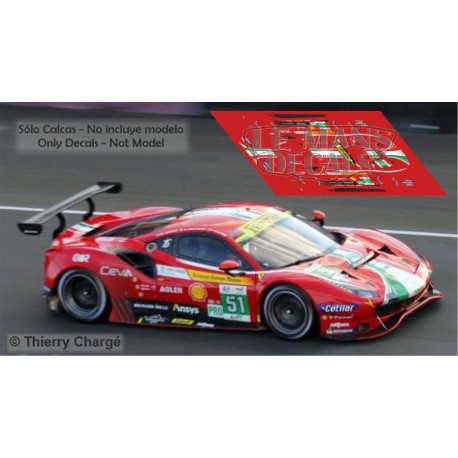 Ferrari 488 GTE - Le Mans 2022 nº51