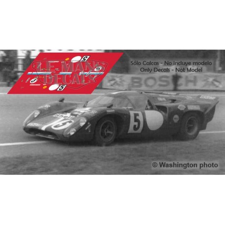 Lola T70 MkIIIb - Le Mans 1971 nº5