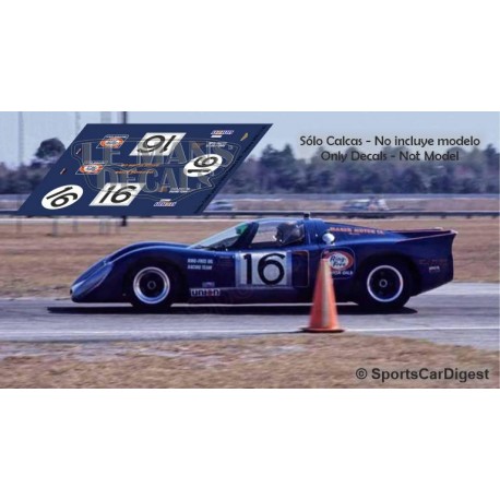 Chevron B16 - Daytona 1970 nº16