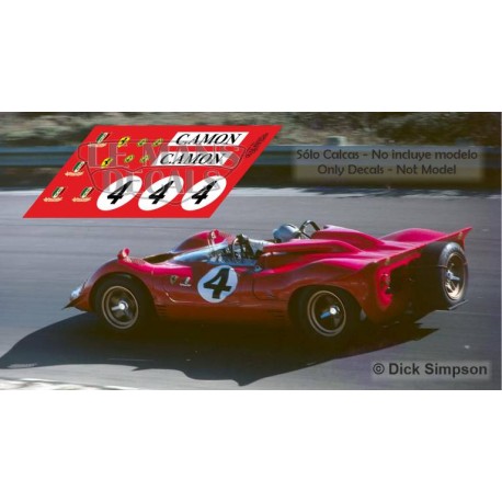 Ferrari 350 P4 - Tasman Cup 1968 nº4