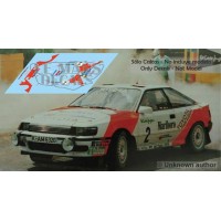 Toyota Celica ST165 - Rally Canarias 1989 nº2 RED DECALS