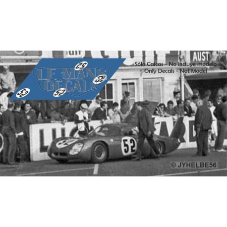 CD Peugeot SP66 C - Le Mans 1967 nº52