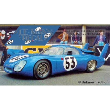 CD Peugeot SP66 C - Le Mans 1967 nº53