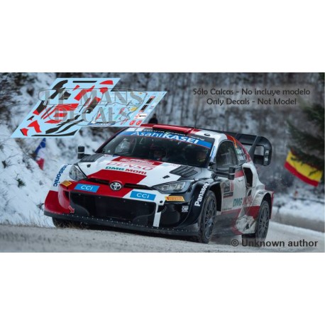Toyota Yaris Rally1 - Rallye Montecarlo 2022 nº1